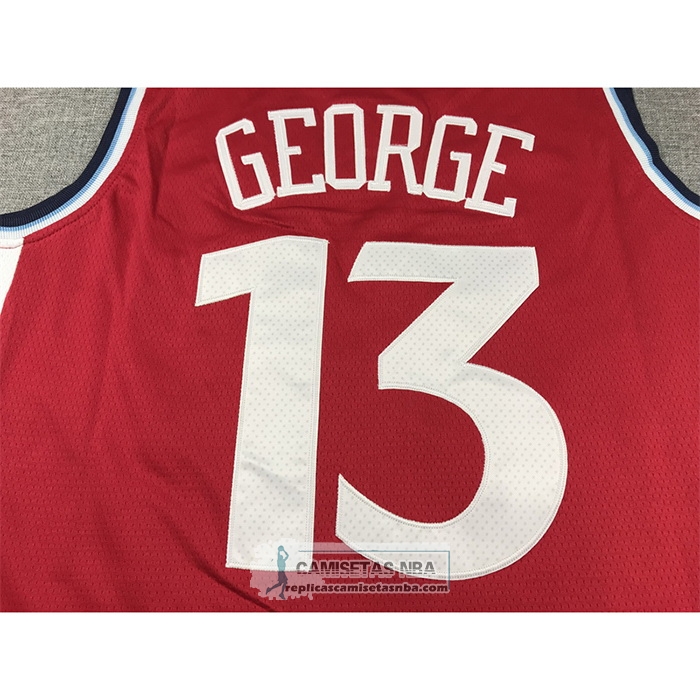Camiseta Los Angeles Clippers Paul George NO 13 Statement 2024-25 Rojo